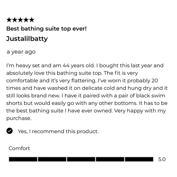 NWT Cacique No-Wire Blouson Crochet Swim Tankini Top 18 - Picture 13 of 13